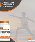 Bulksupplements.Com Resveratrol Capsules - Resveratrol Supplement, Polygonum Cuspidatum, Resveratrol 1000Mg - Antioxidants Supplement, Resveratrol Pills - 2 Capsules Per Serving, 60 Capsules