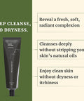 Masaroo Organic Face Wash: Hydrating Foaming Cleanser - Aloe Vera Cleanser With Vitamin C E - Gentle Face Wash For Sensitive Skin & All Skins - Anti Aging Daily Facial Wash - 125g