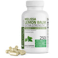 Bronson Melissa Lemon Balm Extra Strength, Non-Gmo, 250 Vegetarian Capsules