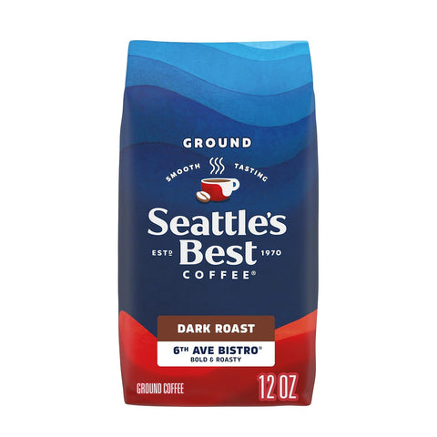 SeattleÃƒÂ¢Ã¢â€šÂ¬Ã¢â€žÂ¢s Best Coffee, Dark Roast Ground Coffee, Post Alley, 100% Arabica, 1 Bag (20 oz)