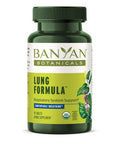 Banyan Botanicals Lung Formula Organic Respiratory Support For Lung Health Plant-Based Blend With Licorice, Tulsi Leaf, And Other Lung Health Herbs 90 Tablets