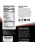 Terrasoul Superfoods Raw Organic Cacao Nibs 2 Lbs (2 Pack) - Raw | Keto | Vegan