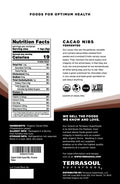 Terrasoul Superfoods Raw Organic Cacao Nibs 16 Oz Superfood Crunch for Smoothie Bowls Nut Butter Spreads Oatmeal and DIY Chocolate Creations