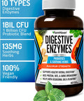 FarmHaven Digestive Enzymes with 18 Probiotics Herbs Papaya Bromelain Protease More for Lactose Absorption Better Digestion Helps Bloating Gas Constipation Vegetarian 60 Capsules