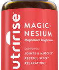 NutriRise Magnesium Bisglycinate Chelate Buffered - Magic-Nesium - 90ct - 495mg, TRAACS, Max Absorption, Supports Calm, More Restful Sleep, Relaxed Muscles, Foot & Leg Cramps