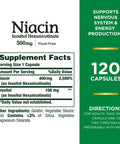 Nature's Bounty Set Of 3 Niacin Flush 500 Mg 120 Capsules By Maven Gifts