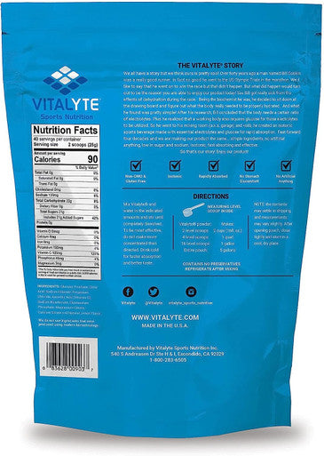 Vitalyte Natural Electrolyte Powder Drink Mix 40 (Cool Citrus)