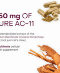 Healthycell Telomere Length Supplement - Anti-Aging Telomere Lengthening Supplements With Phytonutrients & Vitamins For Cellular Health - Ac-11 Astragalus & Resveratrol - 30 Capsules