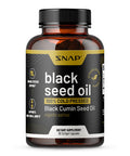 Black Seed Oil Capsules 100% Cold Pressed - Immune Support, Detox Aid, Inflammation Relief, Skin, Hair & Joint Health - Organic Black Cumin Seed, High Potency Nigella Sativa (90 Softgel Capsules)