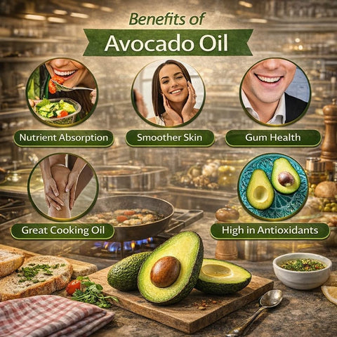 Healthy Harvest Non-GMO Avocado Oil - Great for Sauces And, Cooking, Frying and More - Nutritious And Rich With Antioxidants (1 gallon)