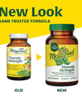 MegaFood Thyroid Strength - Mineral Supplement - Thyroid Support For Women With Ashwagandha Zinc Selenium Copper Iodine & L-Tyrosine & Herb Blend - Vegetarian - 90 Tabs (45 Servings)