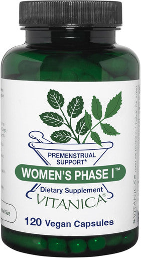 Vitanica Women's Phase I Premenstrual Support Vegan 120 Capsules
