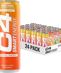 C4 Smart Energy Drinks Variety Pack, Sugar Free | Performance Fuel | Nootropic Brain Booster | Coffee Alternative | 4 Flavor Tropical Oasis