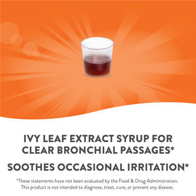 Nature'S Way Bronchial Soothe Syrup With Ivy Leaf Extract, Alcohol-Free, Non-Drowsy, 4 Fl. Oz.