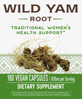 Nature'S Way Premium Herbal Wild Yam Root 850 Mg Per Serving 180 Vcap