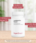 Supersmart Lactobacillus Reuteri Probiotic Strain 5 Billion MicroOrganisms CFU Per Day Restores The Balance of Intestinal Microflora NonGMO Gluten Free 60 DR Capsules