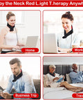 Jobyna Red L.Ight T.Herapy For Neck & Body, 1 Pack 850Nm In.Frared L.Ight & 660Nm R.Ed L.Ight T.Herapy At Home Office For Neck Elbow Leg, Auto Shut Off & 3 Heating Level