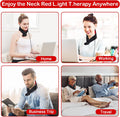 Jobyna Red L.Ight T.Herapy For Neck & Body, 1 Pack 850Nm In.Frared L.Ight & 660Nm R.Ed L.Ight T.Herapy At Home Office For Neck Elbow Leg, Auto Shut Off & 3 Heating Level