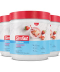 SlimFast Meal Replacement Powder, Original Strawberries & Cream, Weight Loss Shake Mix, 10g of Protein, 14 Servings (Pack of 3) (Packaging May Vary)