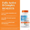 Doctor's Best Fully Active B Complex Non GMO Gluten Free Vegan Soy Free Supports Energy Production 30 Veggie Caps