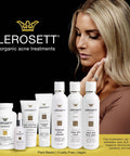 Gunilla Of Sweden Lerosett Clearpoint Anti Acne Pills, Natural Supplements For Hormonal & Cystic Acne Treatment For Oily Skin & Breakouts. 60 Caps