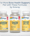 Solaray Calcium Citrate 1000Mg - Chelated Calcium Supplement - Supports Bone Strength And Healthy Teeth - Easy To Digest - 60-Day , Vegan - 68 Servings, 275 Vegcaps