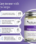 Naturallymum NaturallyMum - Magnesium Body Butter Cream for Sleep [NATURAL & VEGAN] - Magnesium Body Butter Support for Sleep Heart Bone Nerve Gut & Muscle Health - Magnesium Butter Cream for Sleep - Lavender