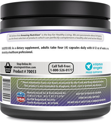 Amazing Nutrition Formulas Creatine 3000Mg Per Serving 500 Capsules Supplement | Non-GMO | Gluten | Made in USA