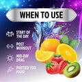 Nature'S Nutrition Daily Electrolyte Drink Mix - Best Multivitamin Hydration Supplement 6 Electrolytes & Minerals Post Workout & Recovery Electrolyte Powder Refreshing Fruit Punch Flavor Vegan Non-GMO - 60 Servings