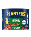PLANTERS Roasted Pecan Nuts, Baking Nuts, Plant-Based Protein, 7.25 oz Canister