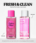 Victoria's Secret Body Fragrance Mist Pink Fresh & Clean 8.4 Fl Oz