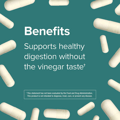 Webber Naturals Apple Cider Vinegar Pills 1500 mg per Serving High Potency 240 Capsules Natural Digestion Metabolism Weight Detox Support NonGMO Gluten Dairy Sugar