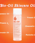 Bio-Oil Skincare Body Oil Serum For Scars And Stretchmarks Face Moisturizer Dry Skin Non-Greasy Dermatologist Recommended Non-Comedogenic For All Skin Types With Vitamin A E 4.2 Oz