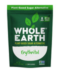 Whole Earth Sweetener Co. 100% Erythritol Sweetener (Keto Sweetener Natural Sugar Tive Baking Sugar Substitute Zero Calorie Sweetener Gluten Non-Gmo) 16 Oz