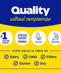 Enzymedica Lypo Gold, Digestive Enzymes For Fat Digestion, Fast Acting Gas & Bloating Relief, 60 Count
