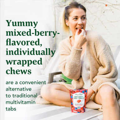 MegaFood Women'S One Daily Multivitamin Soft Chews - Multivitamin For Women With Folate Vitamin B6 Vitamin B12 Biotin Vitamin D - Mixed Berry Flavor - Vegetarian Non-Gmo - 30 Chews