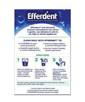Efferdent Fresh & Clean Anti-Bacterial Denture 126 Tabs By Efferdent