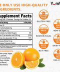 Zinc Vitamin C And Echinacea Gummies For Adults And Kids By Yumvs Chewable Gummy - Vegetarian, Halal, Kosher Orange Flavor - 60 Count