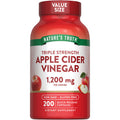 Nature's Truth Apple Cider Vinegar Capsules | 1200mg | 200 Pills | Extra Strength | Value Size | Non-GMO & Gluten Free Supplement