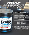 BPI Sports Pump Formula - Mike OHearn Titan Series - Caffeine Free Pre-Workout Powder - DIM, L-Citrulline, Citrulline Malate - Muscle Builder and Muscle Recovery (Natty Juice, 8.46oz)