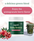 Organifi Daily Greens - Everyday Nutrition And Support - Greens Powder For Energy, Digestion, And Immunity, 30 Servings