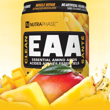 NutraPhase Clean EAA, All Natural, Vegan Friendly, Gluten Free, Amazing Taste, Pineapple Mango, 30 Servings