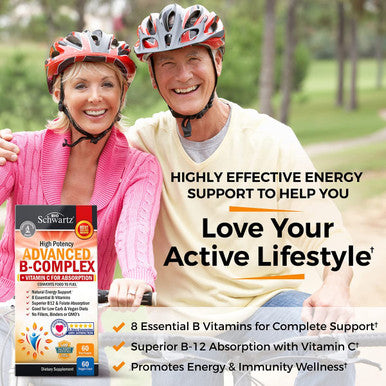 Vitamin B Complex with Vitamin C Supplement 60ct