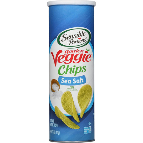 Sensible Portions Stacked Garden Veggie Chips, Salt & Vinegar, 5 oz