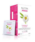 Nutra Tea NUTRAPREG - Pregnancy Tea | Morning Sickness Tea - Help Ease Nausea & Support Mothers Wellbeing - Includes Ginger Peppermint & Chamomile - 20 Enveloped Tea Bags - by - Herbal Tea