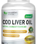 COD Liver Oil | 100 Softgels | Natural Source of Omega 3 Fatty Acids | Triple Strength | Best Immune Health, Healthy Bones & Muscles Dietary Supplement |