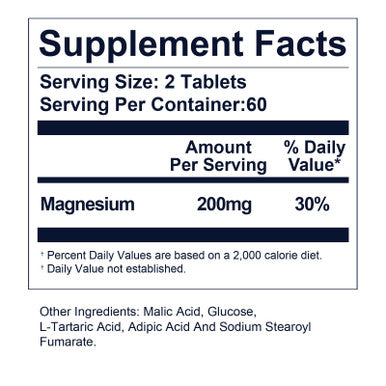 Life Nutrition 120 Tablets H2 Molecular Hydrogen Water Tablets with Magnesium Dietary Supplement Supports Brain Health and Cognitive Function