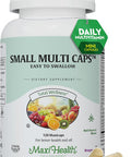 Maxi Health - Multivitamin For Women & Men - Daily Mens & Womens Vitamins With 30 Nutrients Including Iron, Zinc, Probiotics, Immune Support Vitamins & More - Easy To Swallow Maxicaps, 120 Capsules