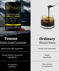 Shilajit Gummies UltimaPeak Pure Himalayan Shilajit for Men Lab Tested No Added Sugar Ashwagandha Gokshura Fulvic Acid & 85+ Trace Minerals for Men Women NonGMO 60 Gummy