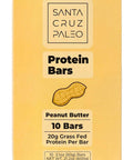 Santa Cruz Paleo Protein Bar ÃƒÂ¢Ã¢â€šÂ¬Ã¢â‚¬Å“ 20g Grass-Fed Whey & Collagen Protein ÃƒÂ¢Ã¢â€šÂ¬Ã¢â‚¬Å“ Wildflower Honey Sweetened, No Seed Oils, High Protein Snack Bar (Chocolate Flavor, Pack of 10)